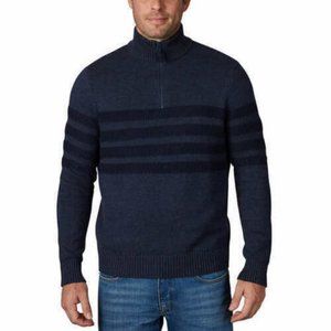 Tahari Quarter Zip Sweater, Indigo